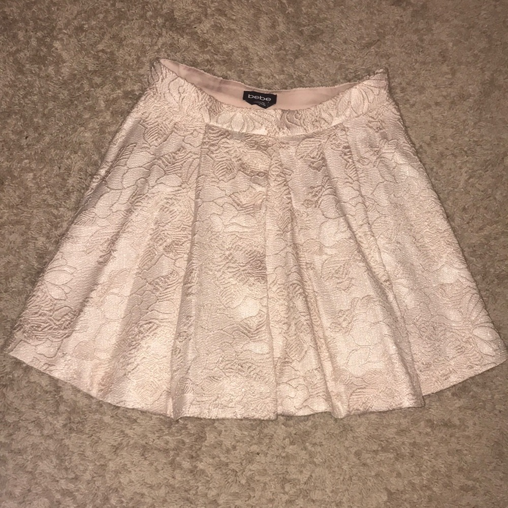 Pink Bebe pleated skirt